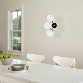Opviq Gondol - 3021 Lámpara de pared de metal y cristal